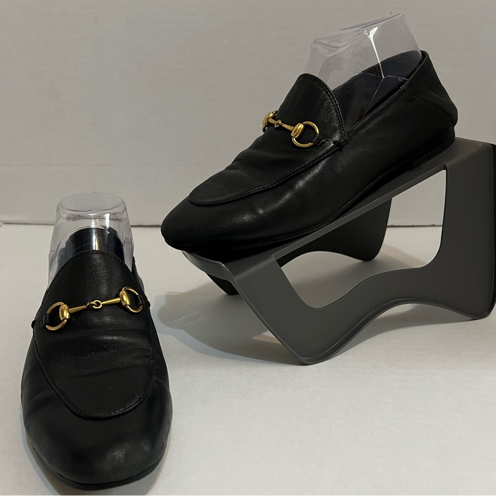 GUCCI Brixton Horsebit Convertible Black Loafer - Picture 2 of 10